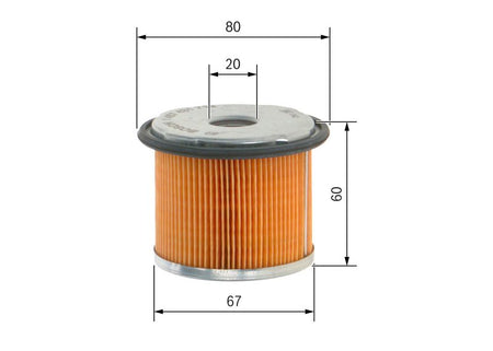 Bosch 1457431713 Fuel Filter - 5