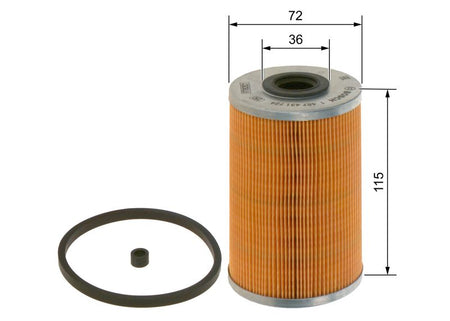 Bosch 1457431724 Fuel Filter - 1