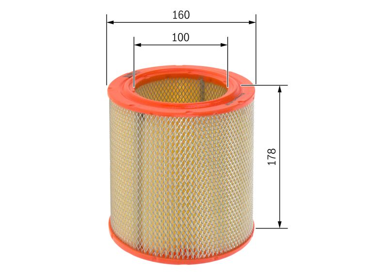 Bosch 1457432138 Air Filter - 5