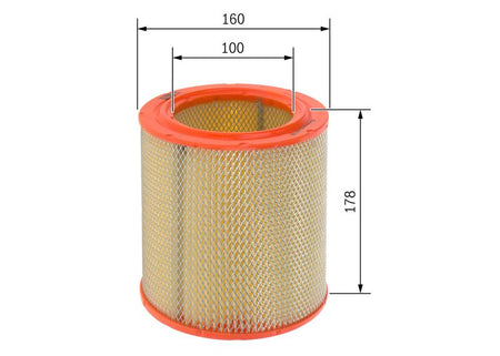 Bosch 1457432138 Air Filter - 5