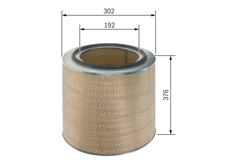 Bosch 1457432188 Air Filter - 5