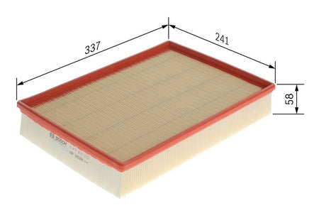 Bosch 1457432203 Air Filter - 1