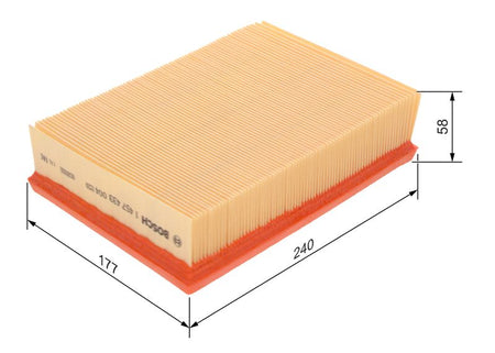 Bosch 1457433004 Air Filter - 1