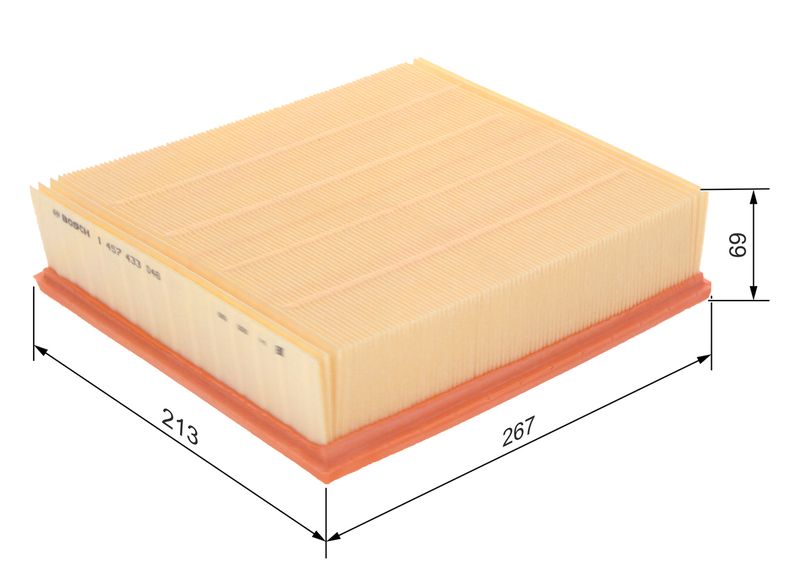 Bosch 1457433046 Air Filter - 1