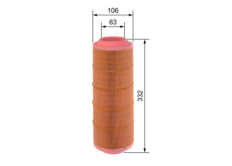 Bosch 1457433069 Air Filter - 1