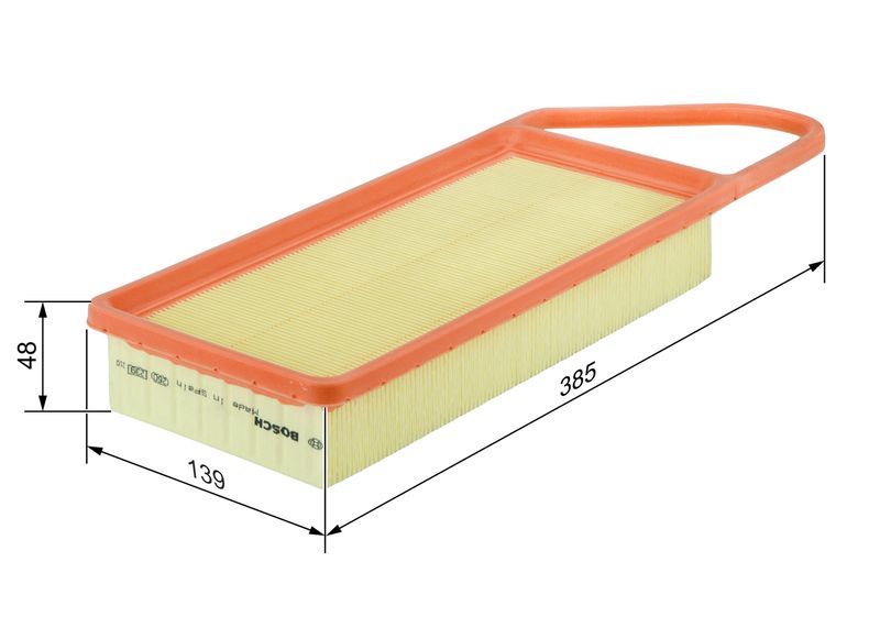 Bosch 1457433076 Air Filter - 1