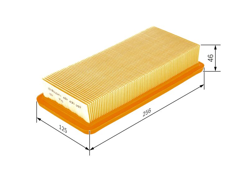 Bosch 1457433097 Air Filter - 1