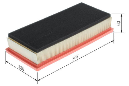 Bosch 1457433156 Air Filter - 1