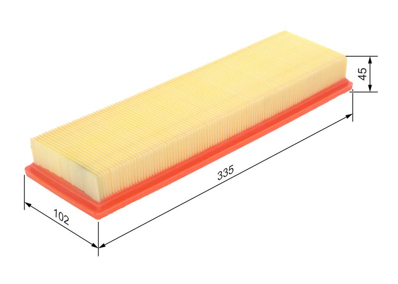 Bosch 1457433158 Air Filter - 1