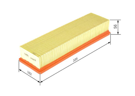 Bosch 1457433159 Air Filter - 1