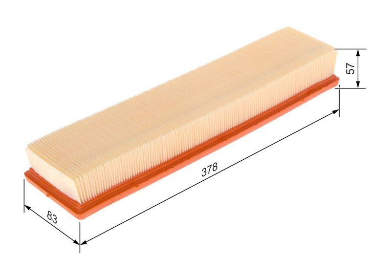 Bosch 1457433163 Air Filter - 1