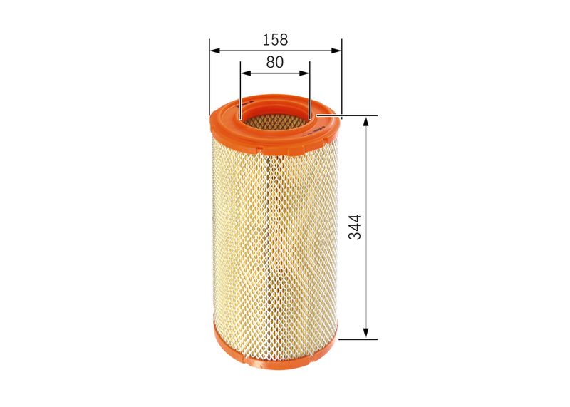 Bosch 1457433270 Air Filter - 1