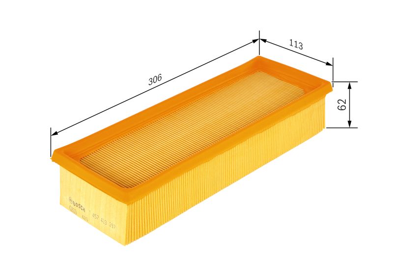 Bosch 1457433297 Air Filter - 1