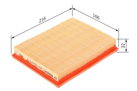 Bosch 1457433306 Air Filter - 1