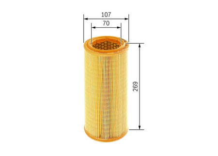 Bosch 1457433307 Air Filter - 1