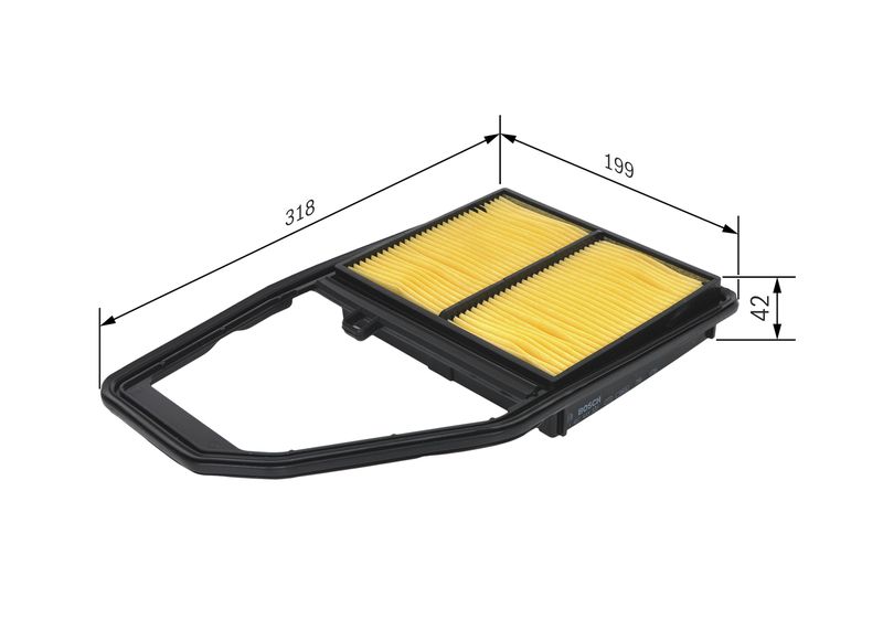 Bosch 1457433322 Air Filter - 1