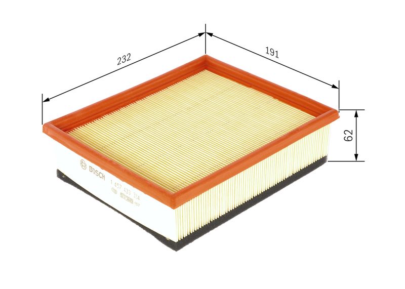 Bosch 1457433324 Air Filter - 1