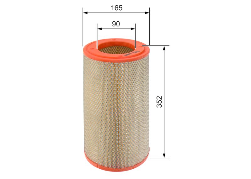 Bosch 1457433332 Air Filter - 1
