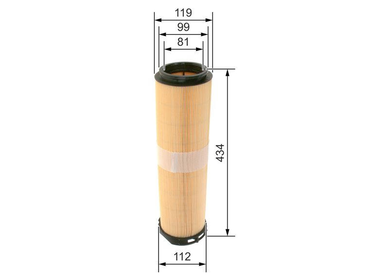 Bosch 1457433333 Air Filter - 1