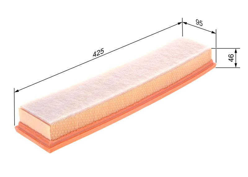 Bosch 1457433337 Air Filter - 1