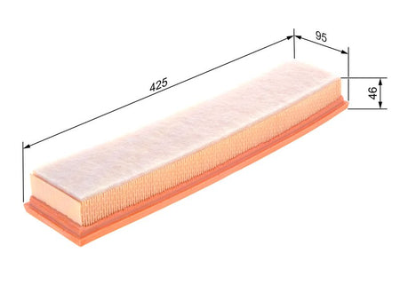 Bosch 1457433337 Air Filter - 1