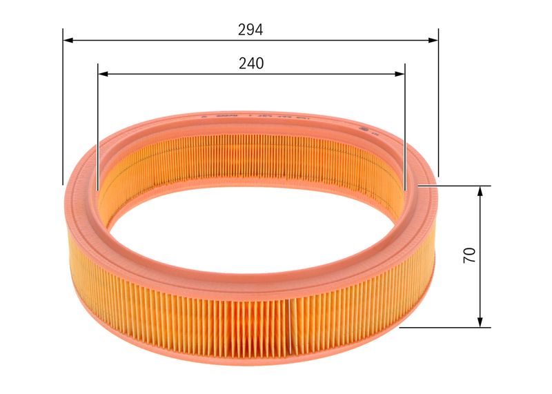 Bosch 1457433521 Air Filter - 5