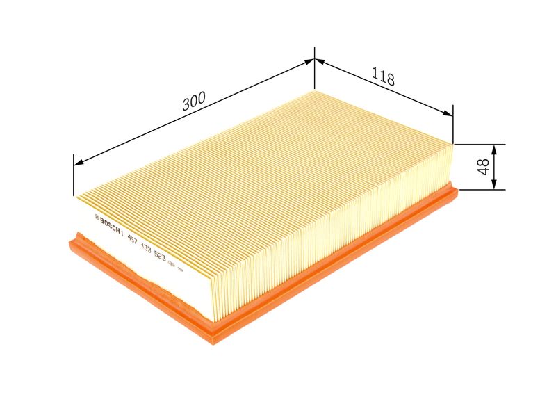 Bosch 1457433523 Air Filter - 1
