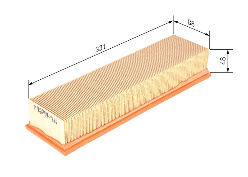 Bosch 1457433524 Air Filter - 1