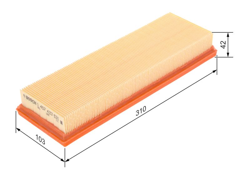 Bosch 1457433531 Air Filter - 1
