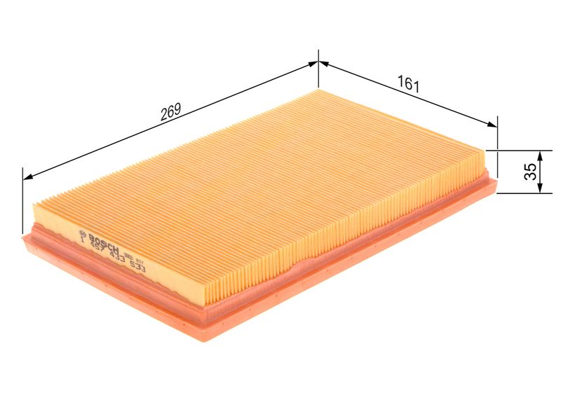 Bosch 1457433533 Air Filter - 1