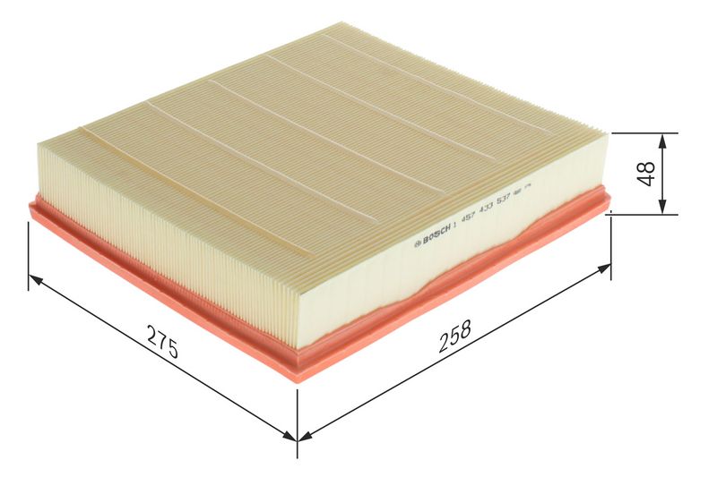 Bosch 1457433537 Air Filter - 1