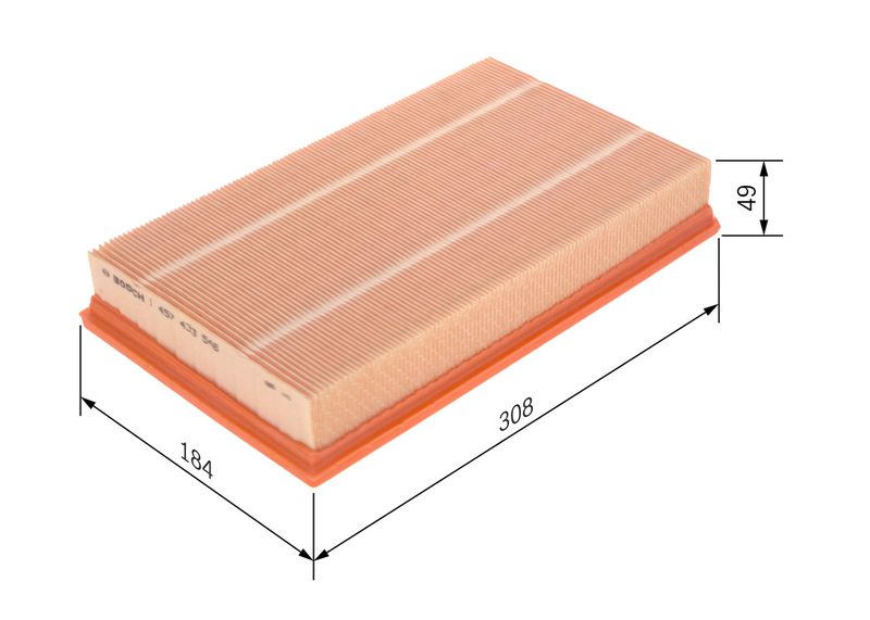 Bosch 1457433546 Air Filter - 1