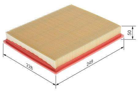Bosch 1457433550 Air Filter - 1