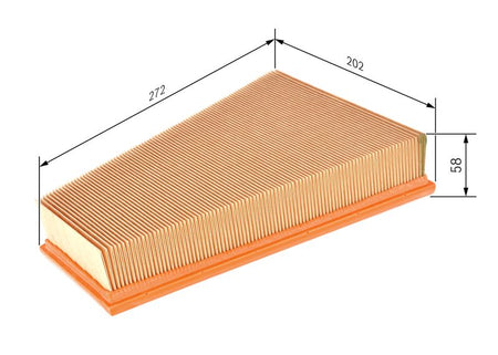 Bosch 1457433555 Air Filter - 1