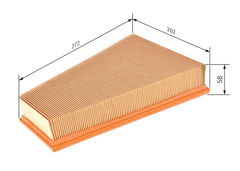 Bosch 1457433555 Air Filter - 1