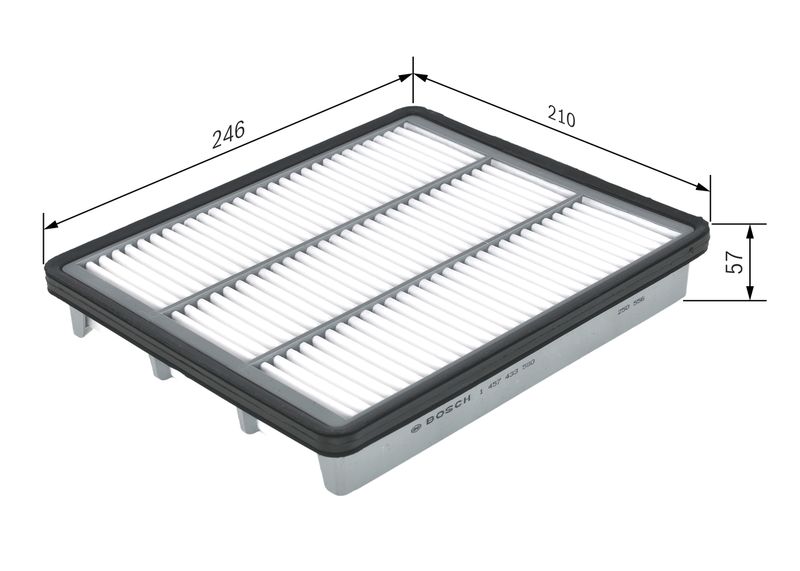 Bosch 1457433580 Air Filter - 1