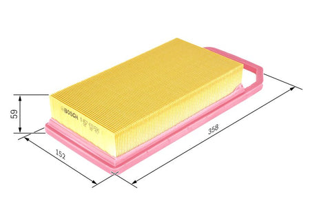 Bosch 1457433591 Air Filter - 1