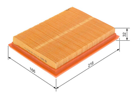 Bosch 1457433593 Air Filter - 1