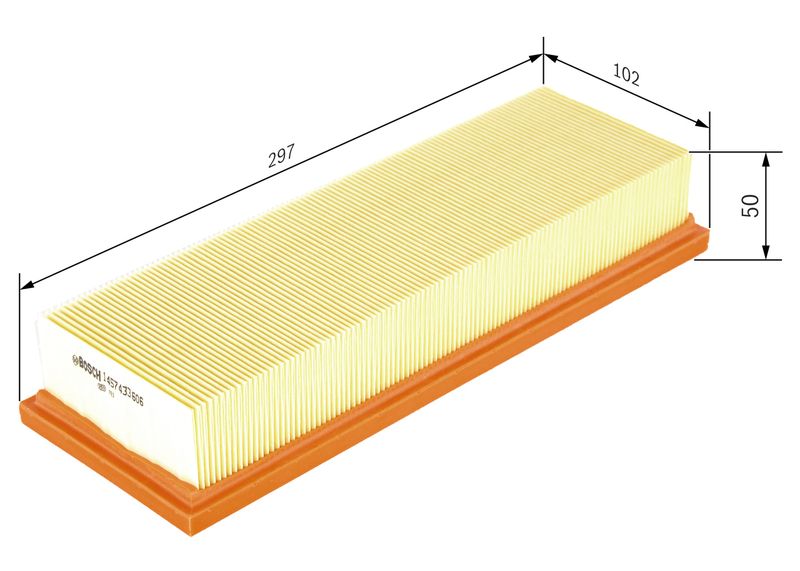 Bosch 1457433606 Air Filter - 1
