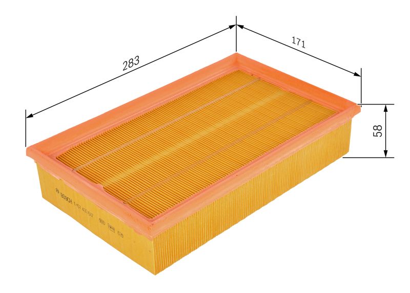 Bosch 1457433607 Air Filter - 1