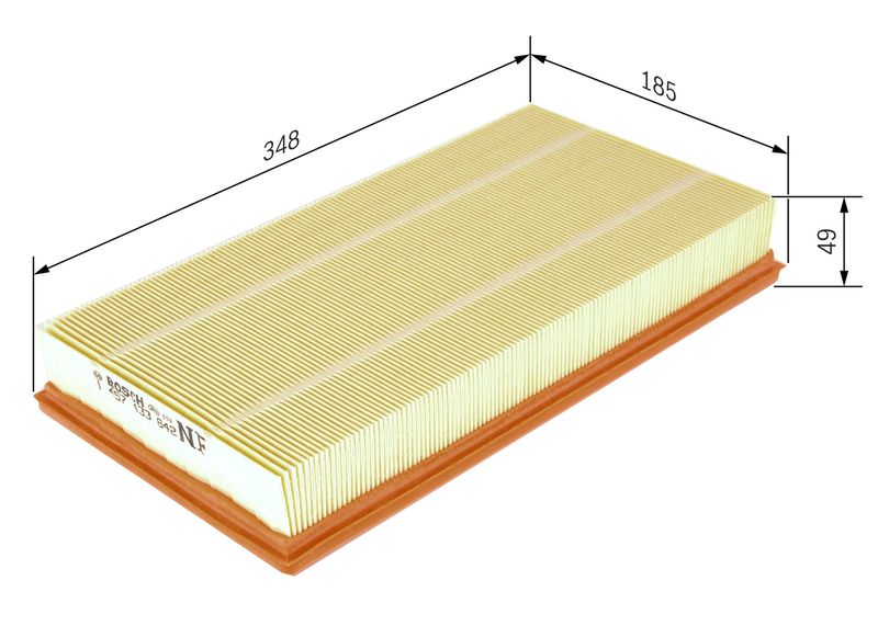 Bosch 1457433642 Air Filter - 1