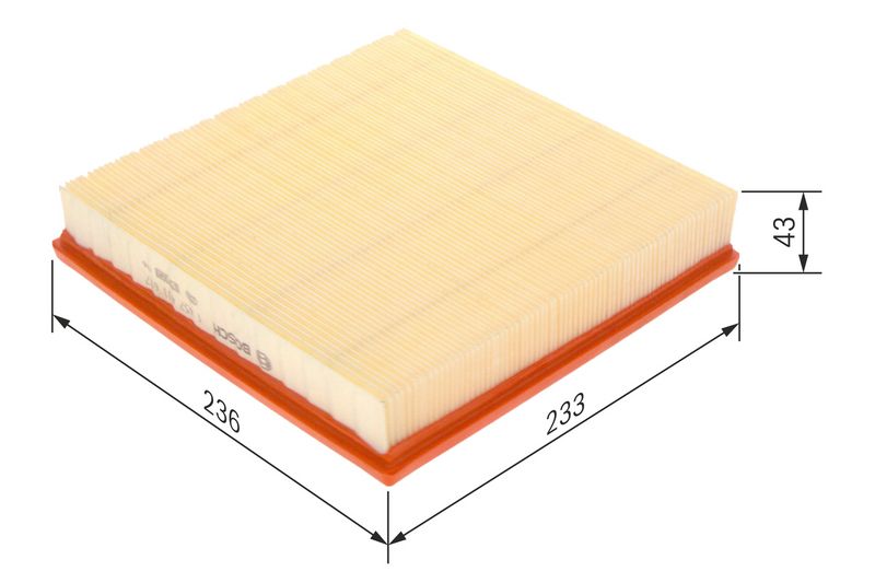 Bosch 1457433697 Air Filter - 1