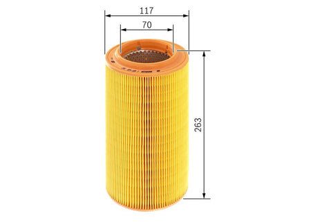 Bosch 1457433712 Air Filter - 1