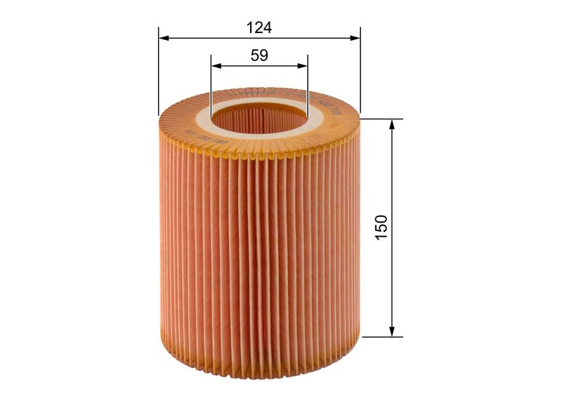 Bosch 1457433715 Air Filter - 1