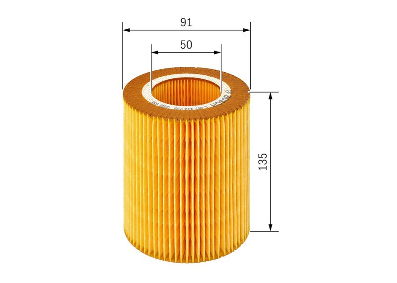 Bosch 1457433739 Air Filter - 1