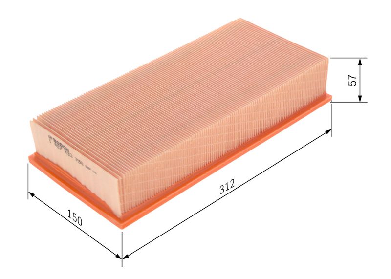 Bosch 1457433750 Air Filter - 1
