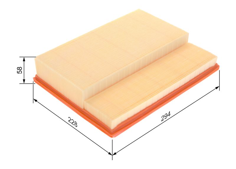 Bosch 1457433752 Air Filter - 1