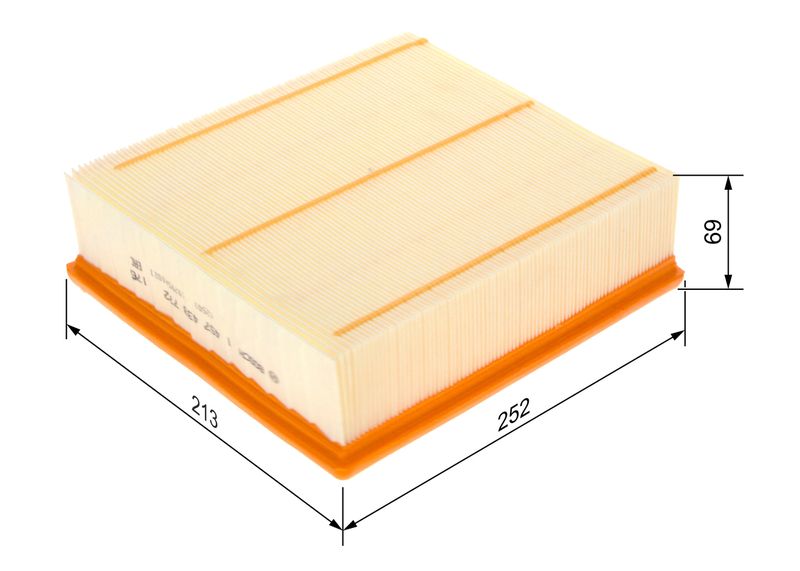 Bosch 1457433772 Air Filter - 1