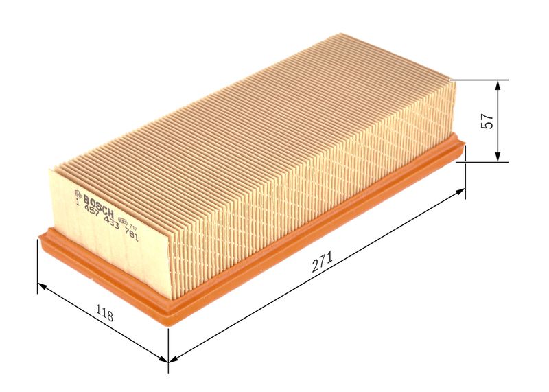 Bosch 1457433781 Air Filter - 1