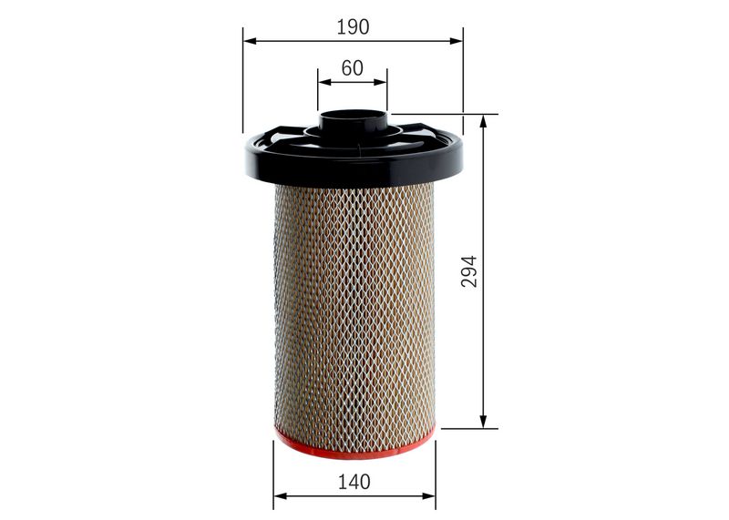 Bosch 1457433800 Air Filter - 5